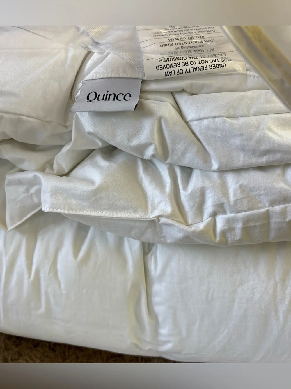 Quince Premium Down Alternative Mattress Topper King